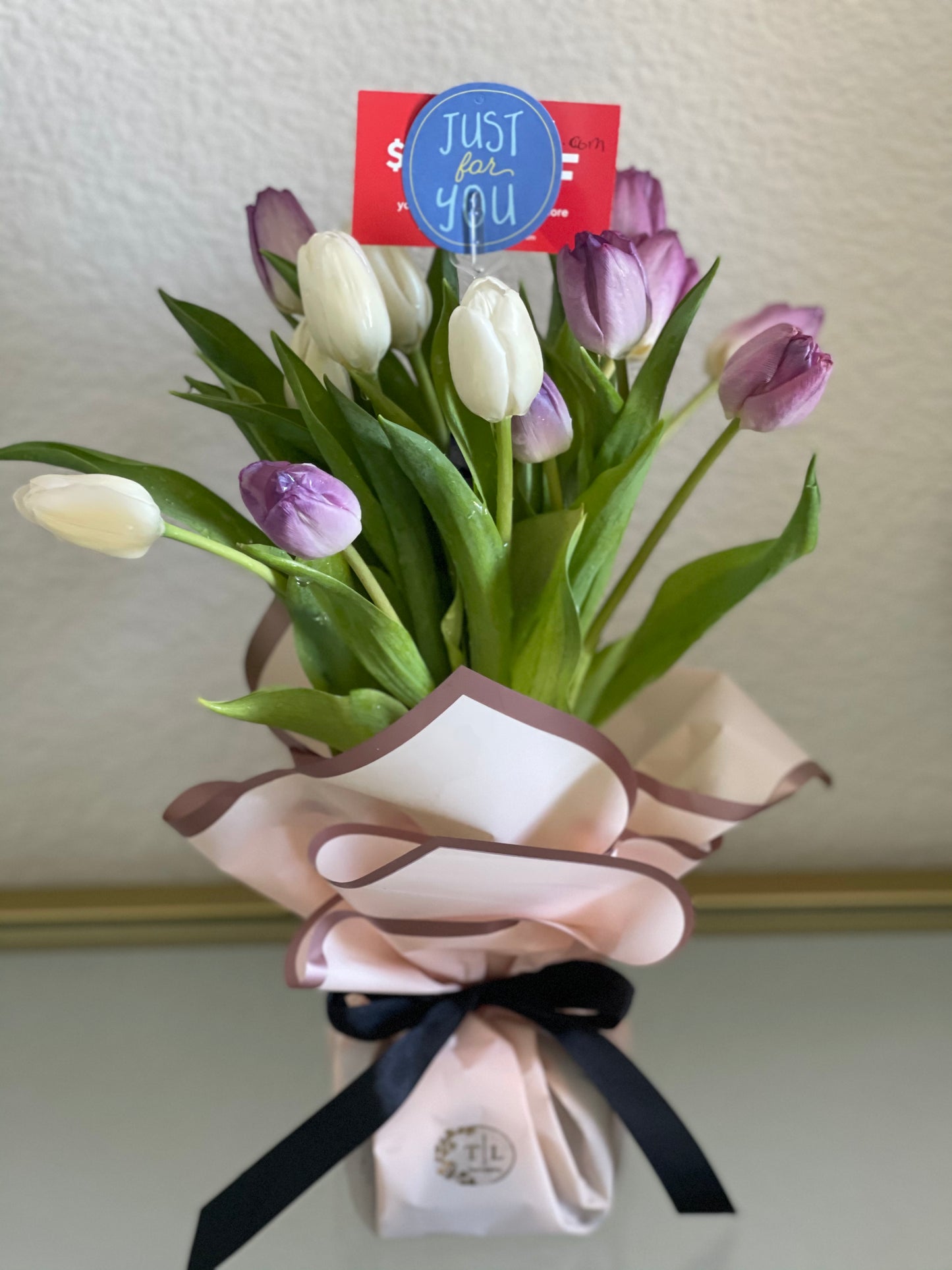 Blooming Tulips in Signature Wrap